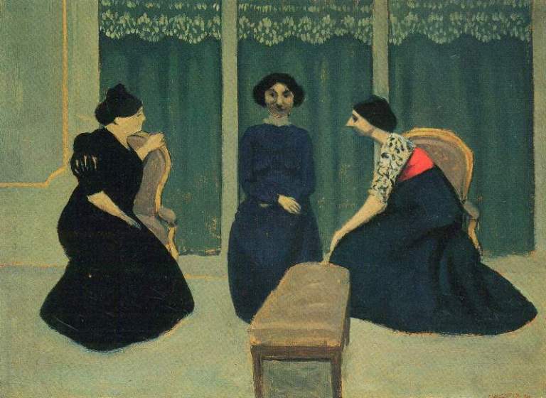 gossip-by-felix-vallotton